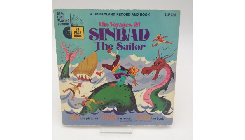The Voyages of Sinbad the Sailor - Disney Records LLP365 Vinyl