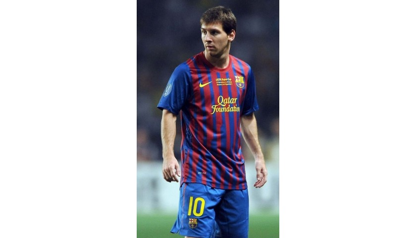 Messi's Barcelona Match-Issue/Worn Shirt, 2011/12