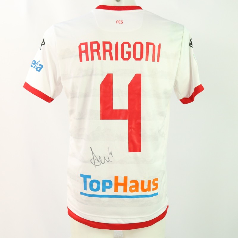 Arrigoni's Signed Unwashed Shirt, Sudtirol vs Cremonese 2024