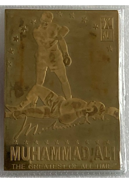 Muhammad Ali Limited Edition Laser Line Gold Card Gem Mint 10