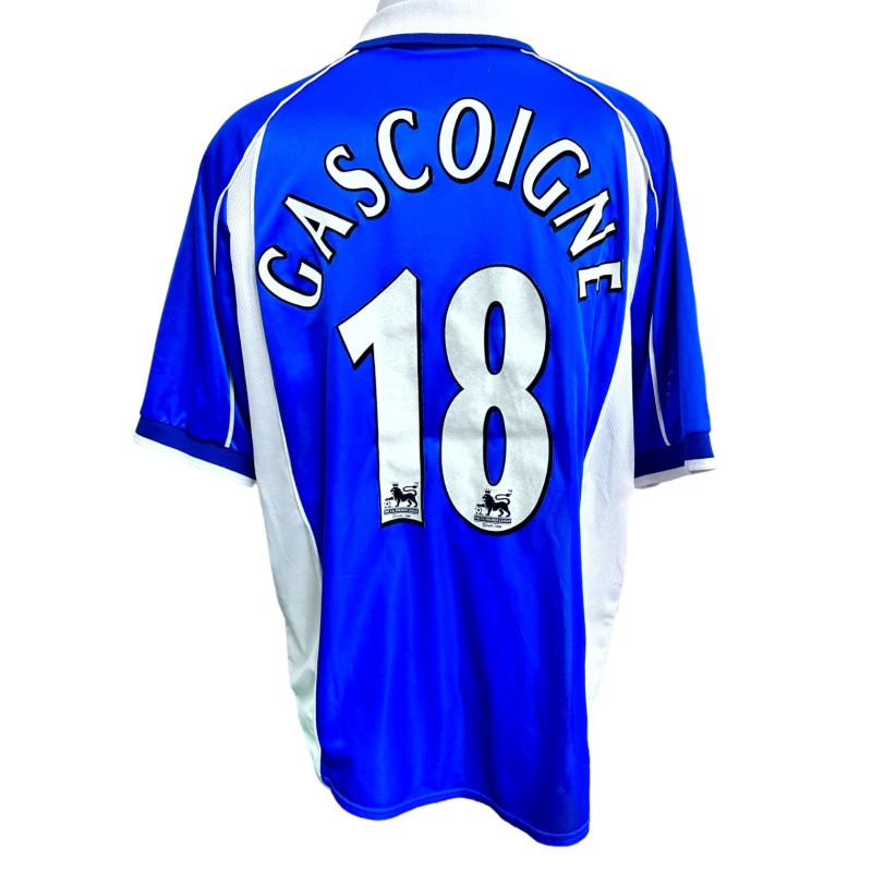 Gascoigne's Match-Issued Shirt, Everton vs Preston 2001/02