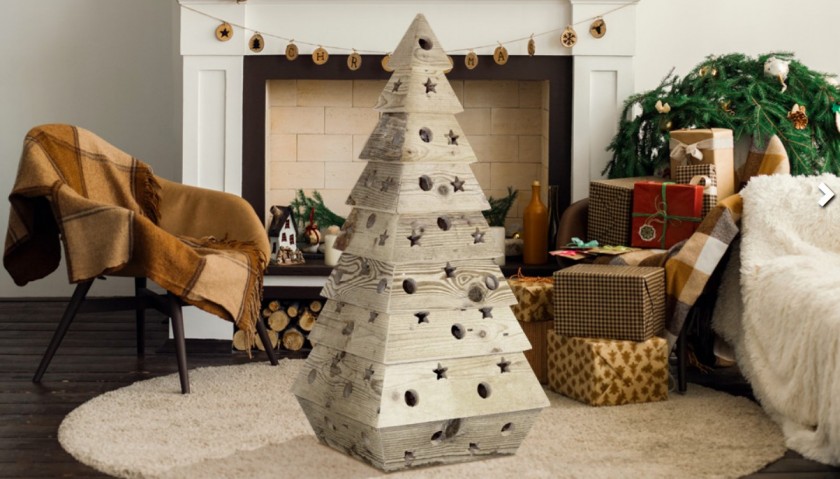 Wooden Christmas Tree by NOA Design