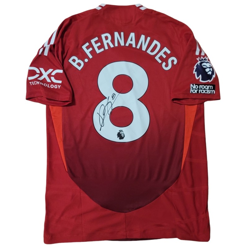 Bruno Fernandes' Issued Signed Shirt, Manchester United 2024/25