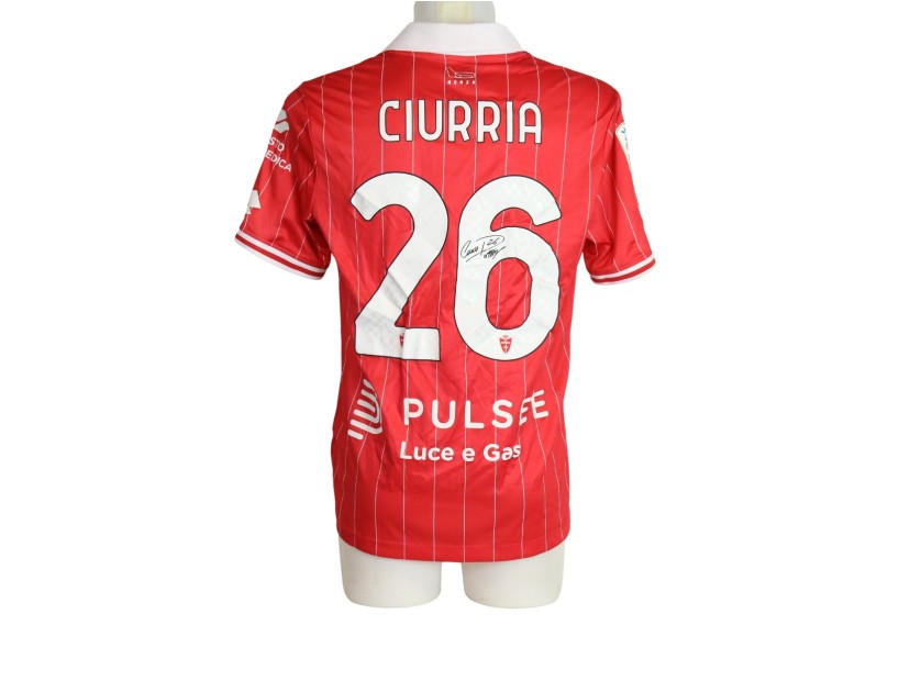 Ciurria's Signed Unwashed Shirt, Cesena vs Monza 2026
