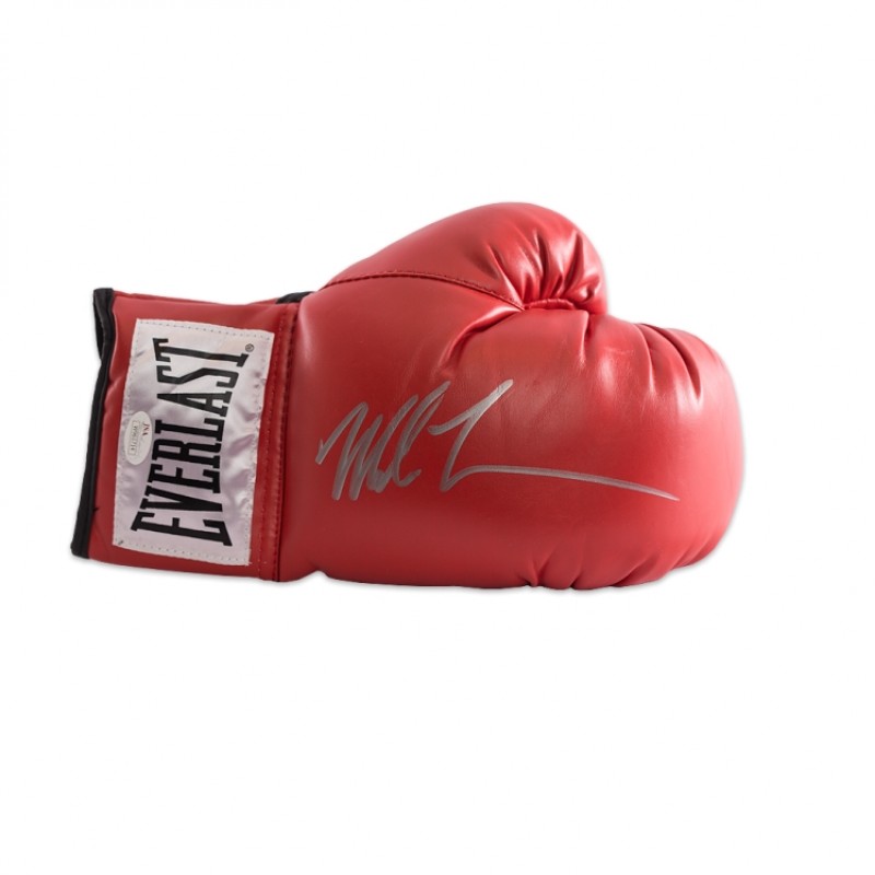 Mike Tyson Signed Red Everlast Boxing Glove