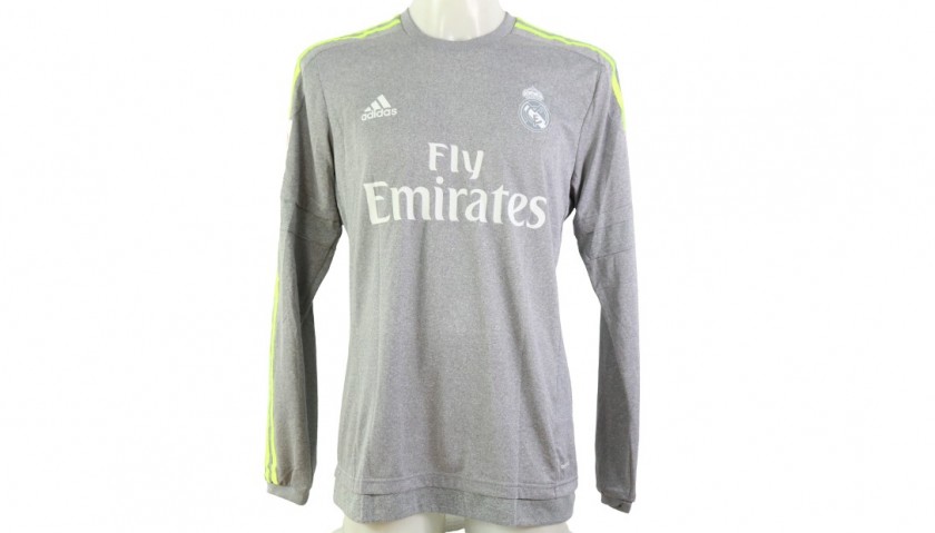 adidas Real Madrid Home LS Jersey 2015/16 - Wht