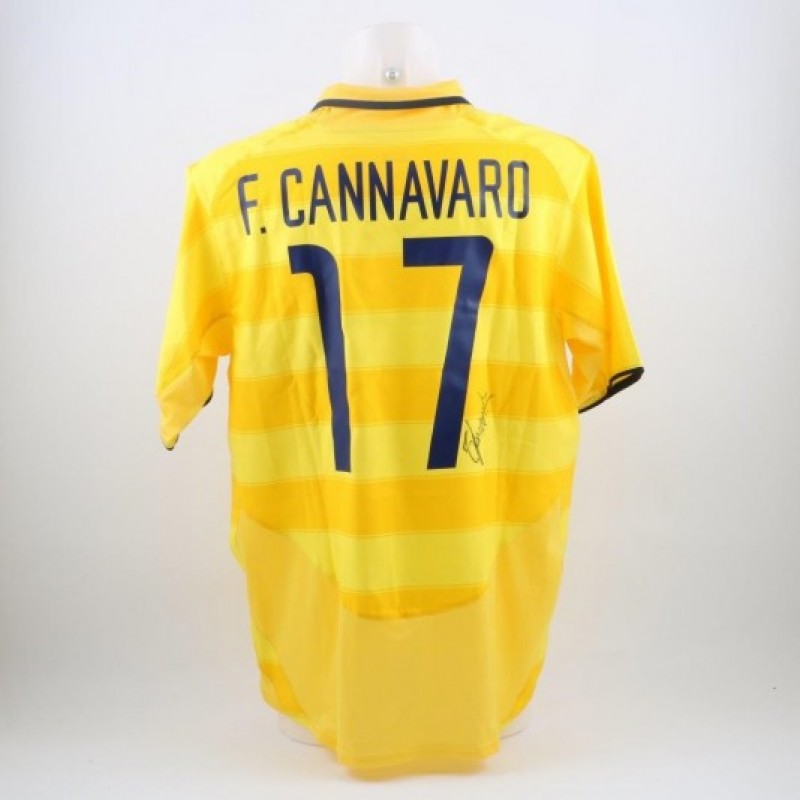 Cannavaro Inter shirt, issued season 2003/2004 - signed