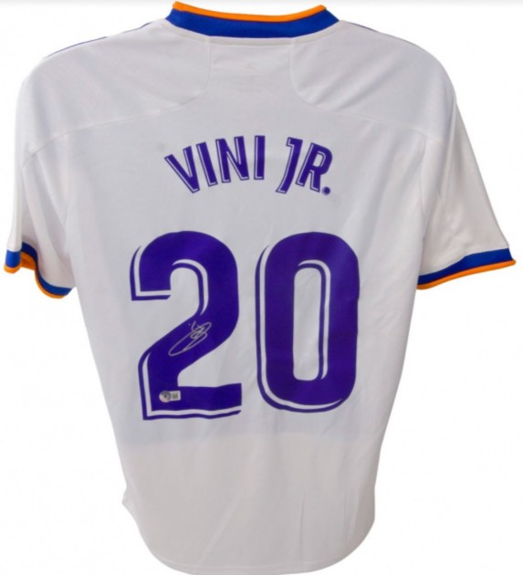 Vini Jr.'s Official Real Madrid Signed Shirt, 2021/22