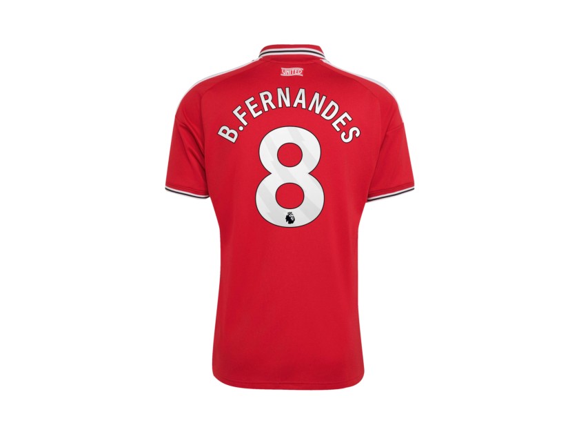 Fernandes' Manchester United 2026/27 Signed with Personalised Dedication Shirt