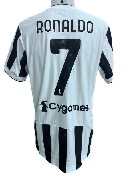 Maglia Preparata Cristiano Ronaldo Atalanta vs Juventus, Finale Coppa Italia 2021