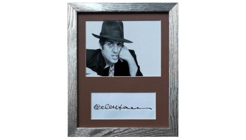 Adriano Celentano Signed Photograph