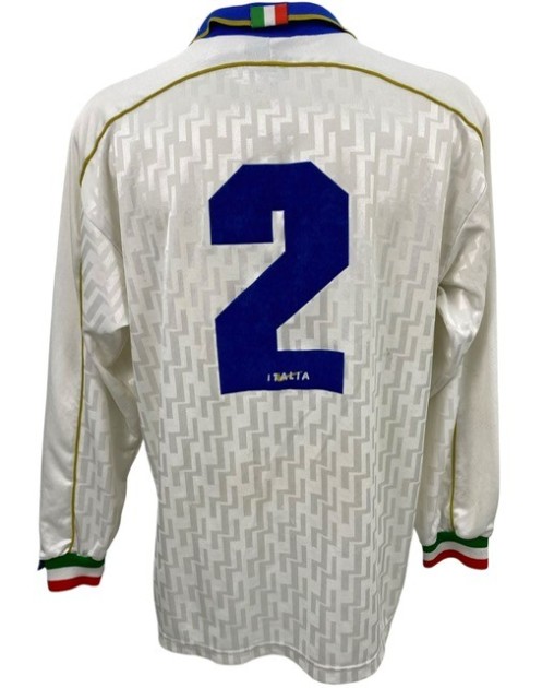 Benarrivo's Italy vs Ukraine Match-Worn Shirt, 1995