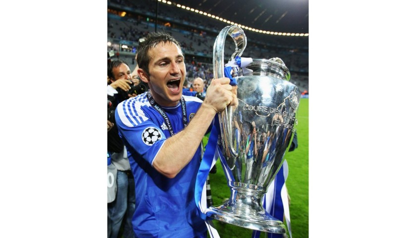 Lampard's Signed Champions League Replica Trophy