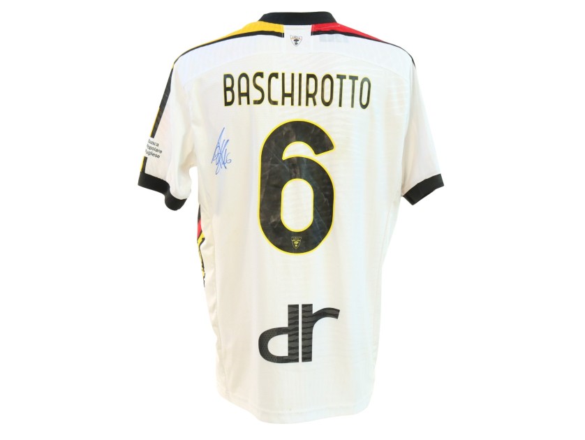 Baschirotto's Signed Unwashed Shirt, Roma vs Lecce 2024