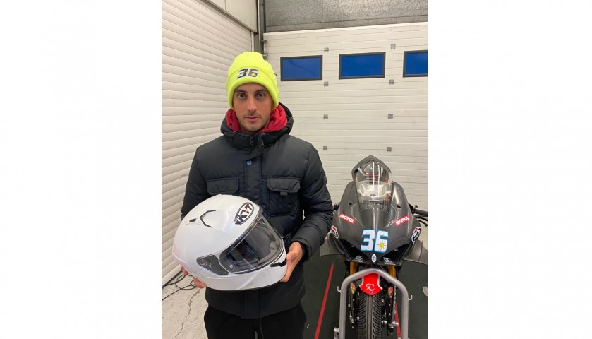 Leandro Mercado's Signed KYT Helmet