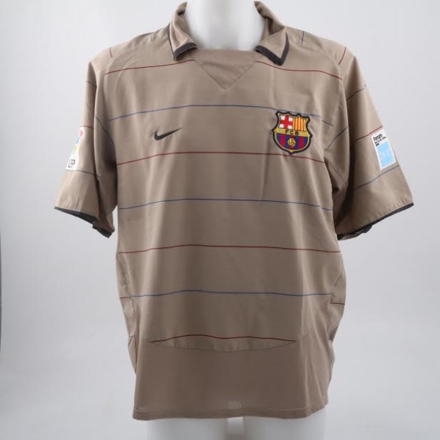 Match issued/worn Ronaldinho, Spanish League 2003-04