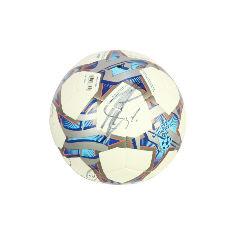 Pallone ufficiale Champions League, 2023/24 - Autografato dalla Juventus