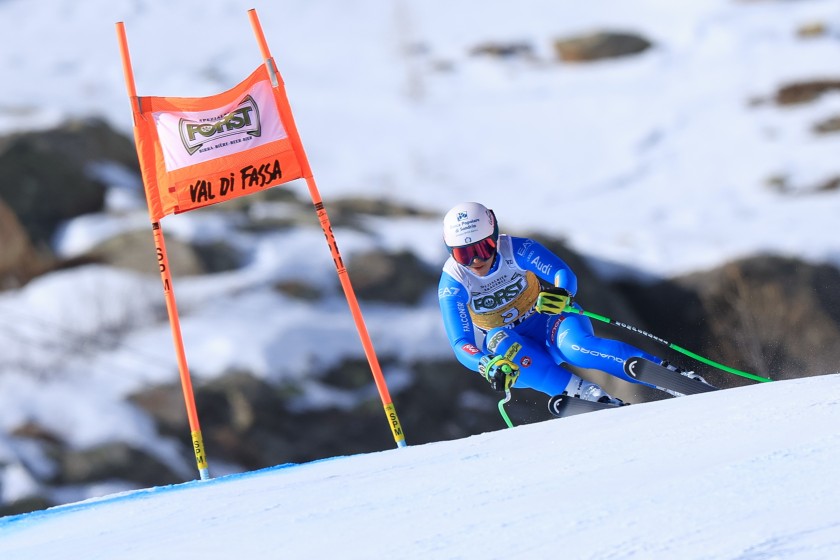 Elena Curtoni's Customized Helmet, Women's Ski World Cup 