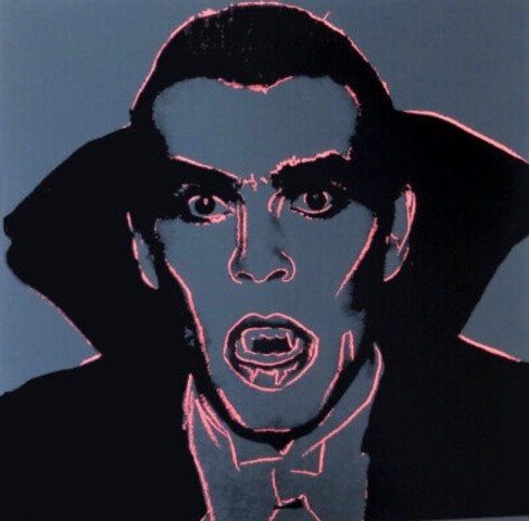 'Dracula' Unsigned Screenprint by Andy Warhol 