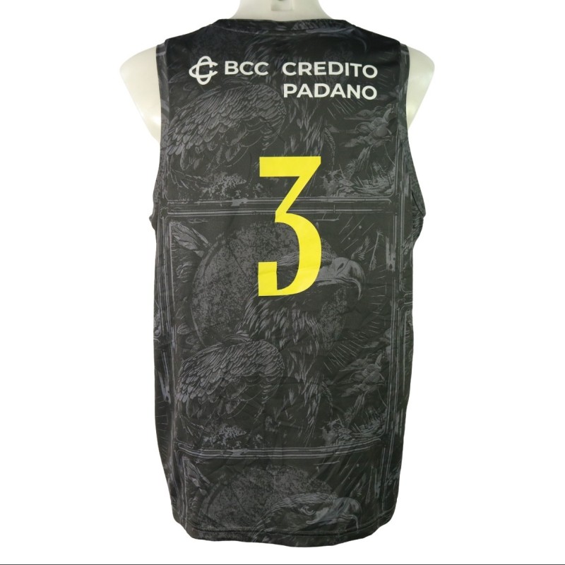 Completo Jones Vanoli Basket Cremona, unwashed Pre-Season 2024/25 - Autografato