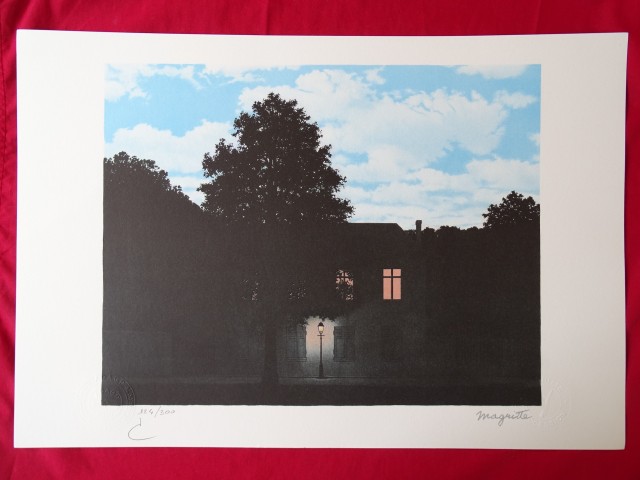 Rene Magritte "L'empire des lumieres"