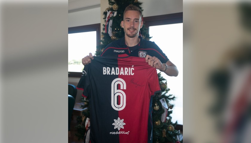 Cagliari Festive Shirt - Worn and Signed by Bradaric