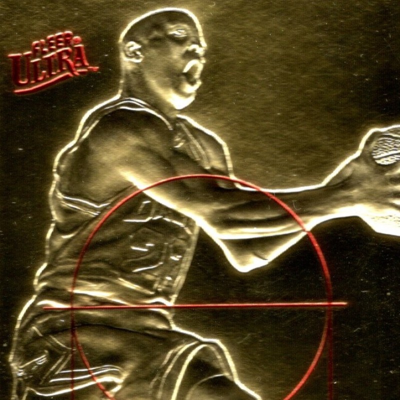 Limited Edition Michael Jordan Court Masters Gold Card 1997