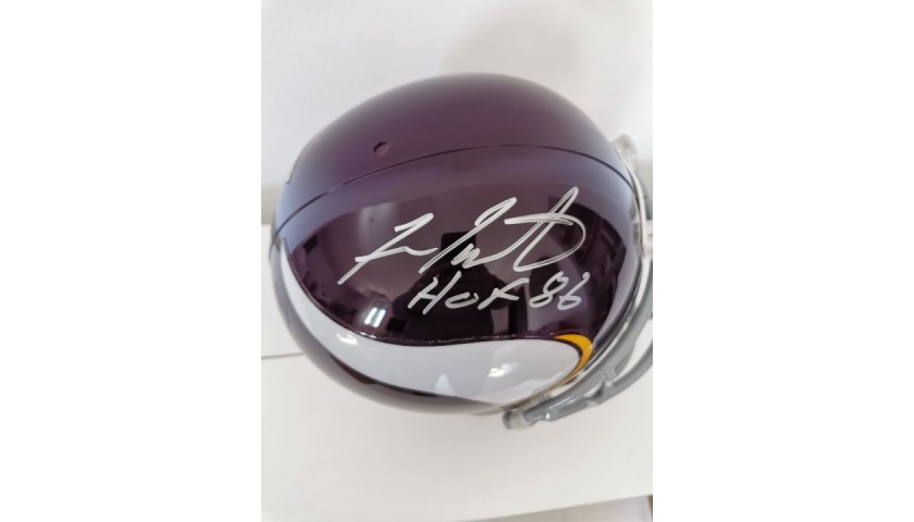 New York Giants Mini Replica Football Helmet Signed by Lawrence Taylor -  CharityStars