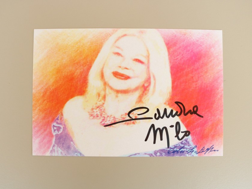 Postcard Signed by Sandra Milo