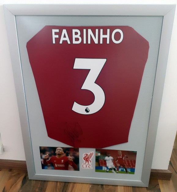 Fabinho's Liverpool Signed and Framed Shirt