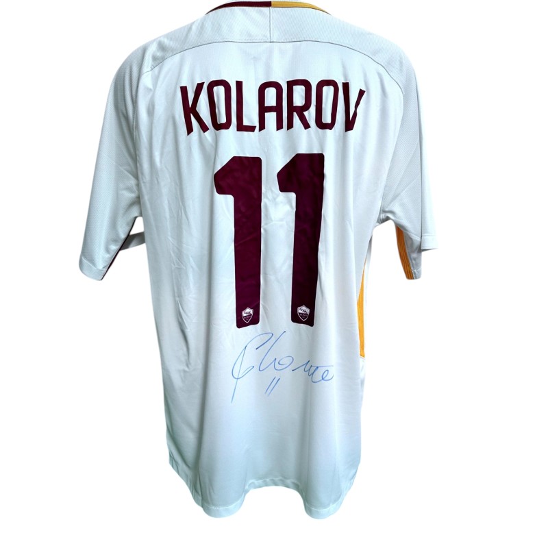 Kolarov's Roma Signed Official Shirt, 2017/18