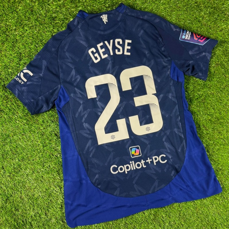 Geyse Ferreira Player-Worn Manchester United 2024/25 Shirt