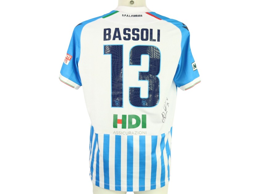 Bassoli's unwashed Signed Shirt, SPAL vs Juve NG 2024 