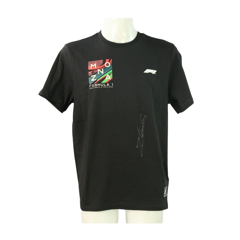 Maglia ufficiale Formula 1 Monza 2024 - Autografata da Charles Leclerc