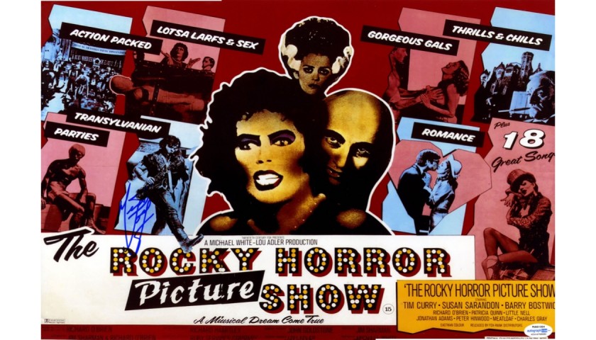 "Rocky Horror Picture Show" Poster Signed by Meat Loaf
