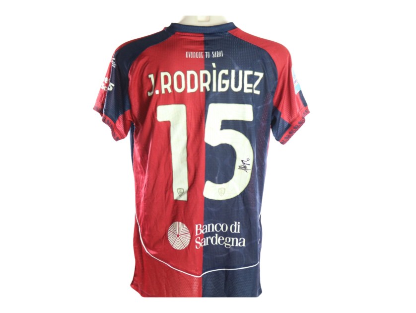 Rodriguez's Signed Unwashed Shirt, Cagliari vs Cremonese 2026