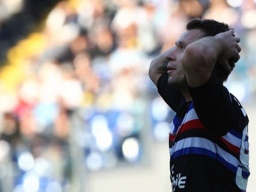 Cassano's Sampdoria Worn Shirt, 2008/09