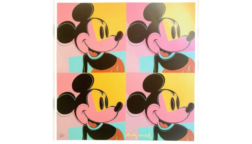 Andy Warhol Mickey Mouse - Numbered Lithograph