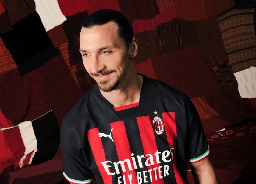 Ibrahimovic Authentic AC Milan Shirt, 2022/23 - Signed by the Players