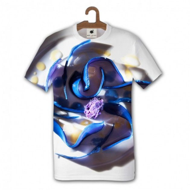 Customized T-shirt "Blue Sepia" by Chef Cedroni
