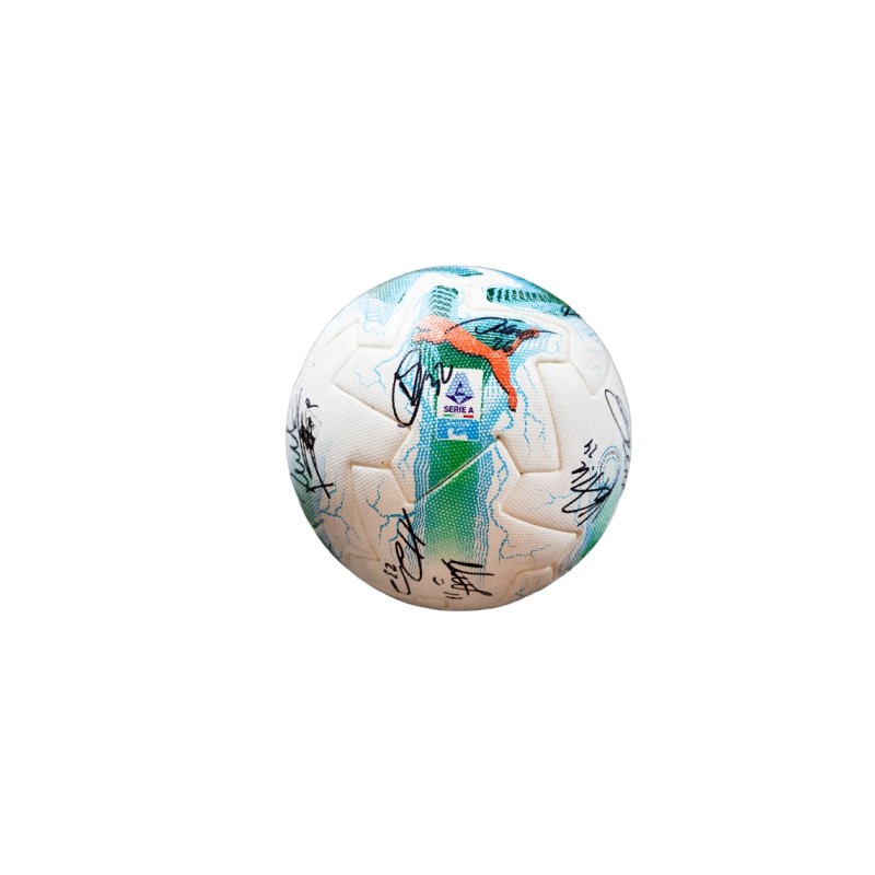 Official Lega Serie A SS Lazio Match Ball - Signed by the Team