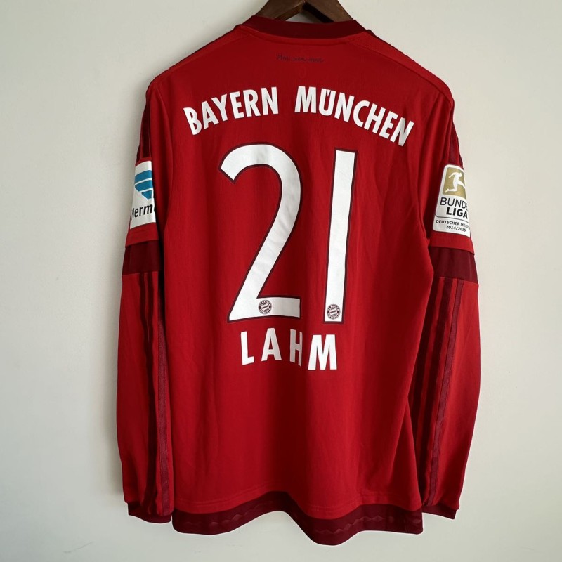 Philipp Lahm's FC Bayern Munich Match Shirt, vs Monchengladbach