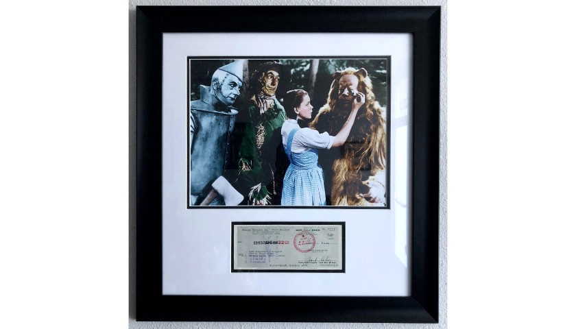 "The Wizard of Oz" Framed and Signed Photo