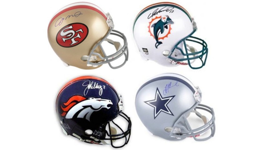 Quarterback Legends Mystery Box: Hand Signed Full Sized Helmet 
