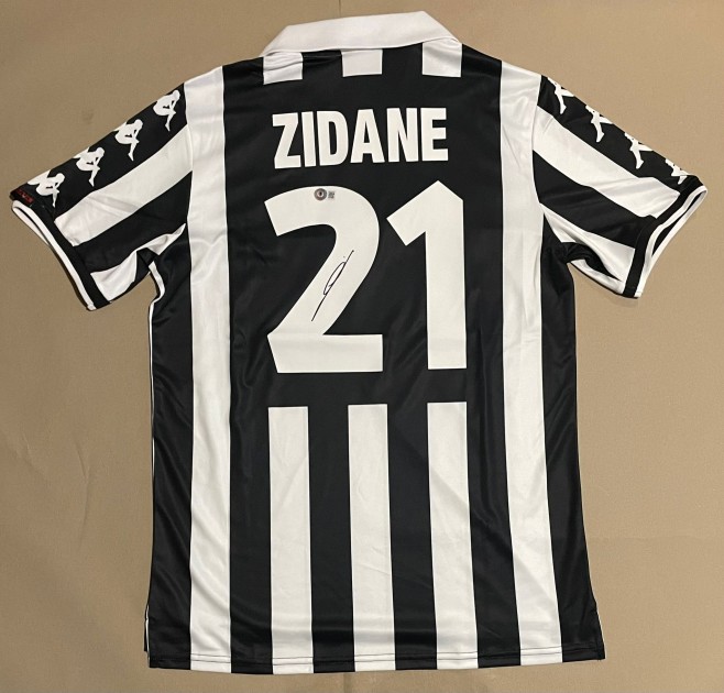 Zinedine Zidane's Juventus 1999/2000 Signed Replica Shirt