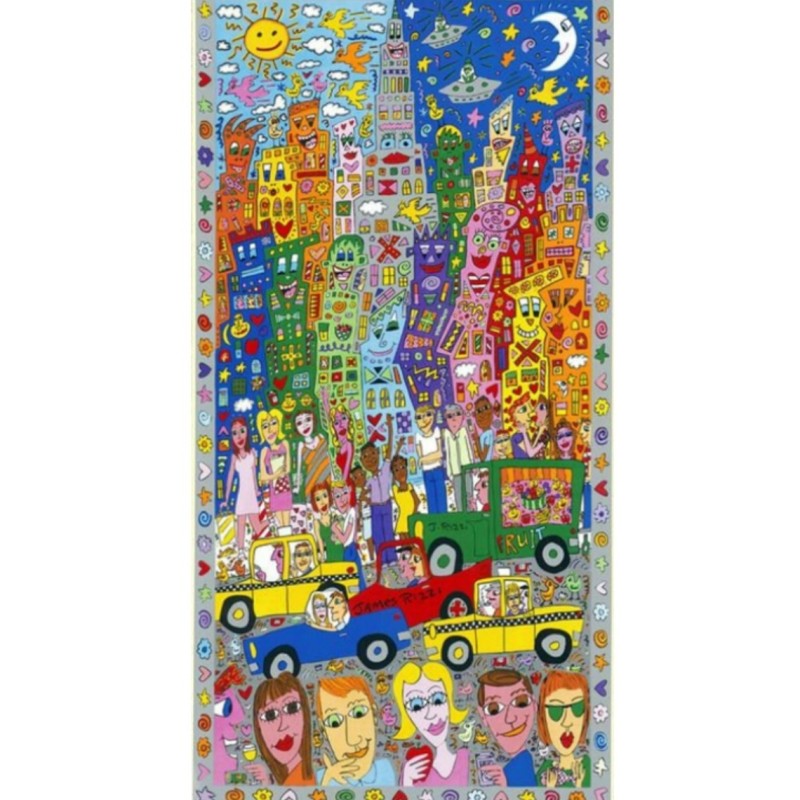 "The City That Never Sleeps" Signed by James Rizzi
