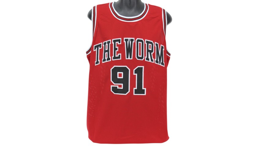 Dennis Rodman Signed Detroit Basketball Jersey - CharityStars