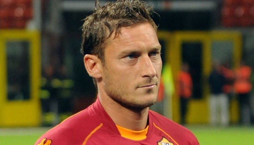 Totti's Signed Match-Worn Roma Shirt, 2008/2009 Serie A