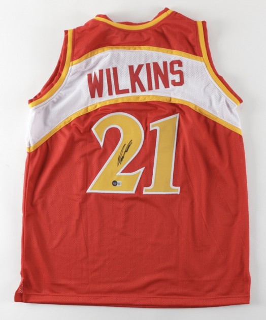Dominique Wilkins Signed Jersey