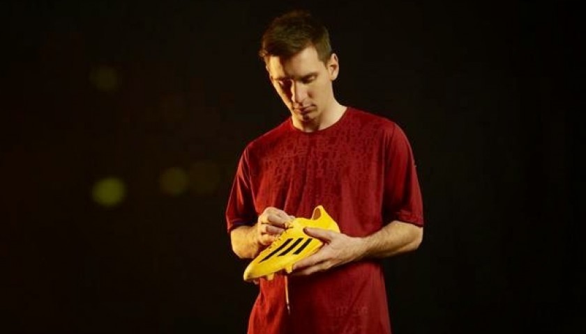 Messi's Signed Football Boot